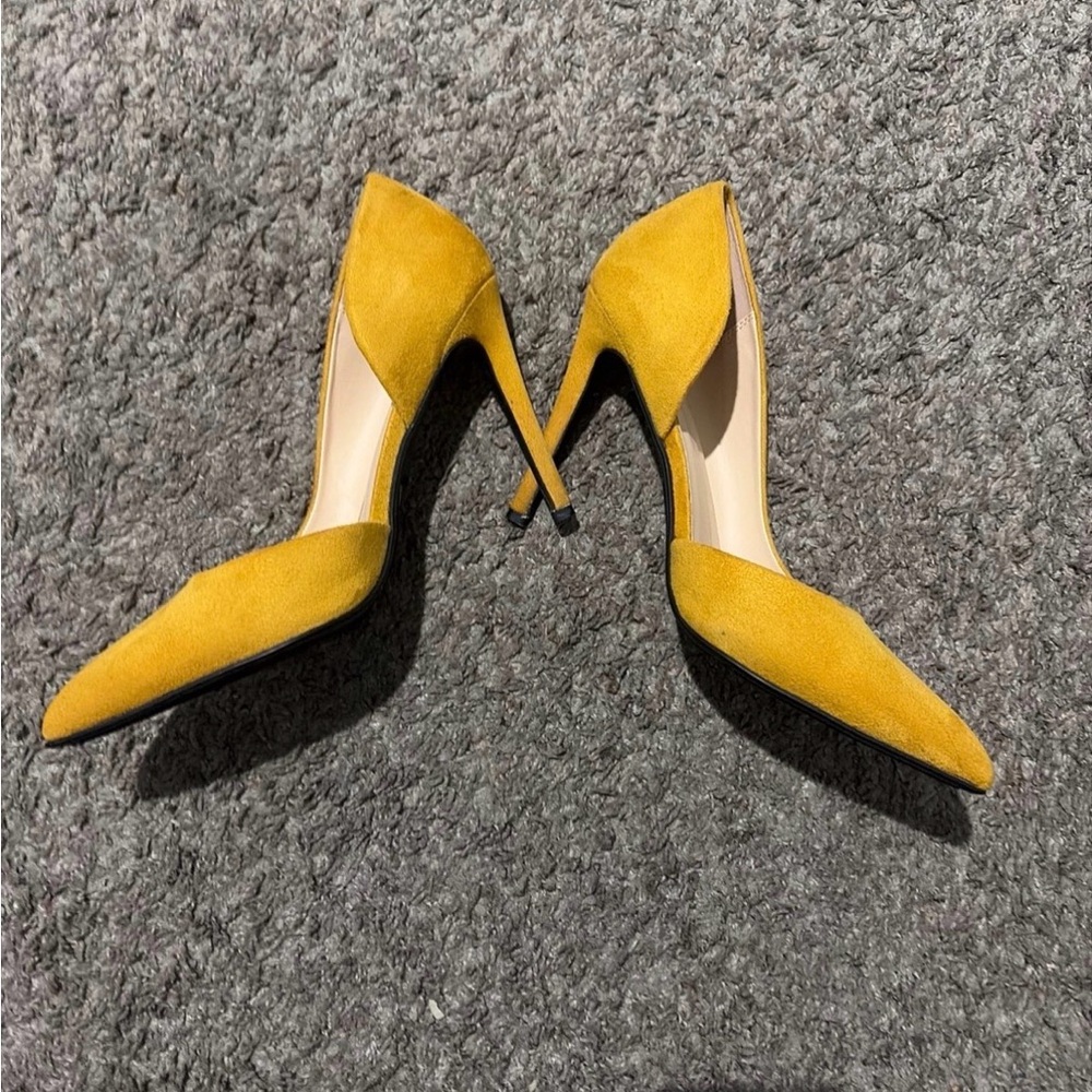 Elegant Yellow Women's Heels